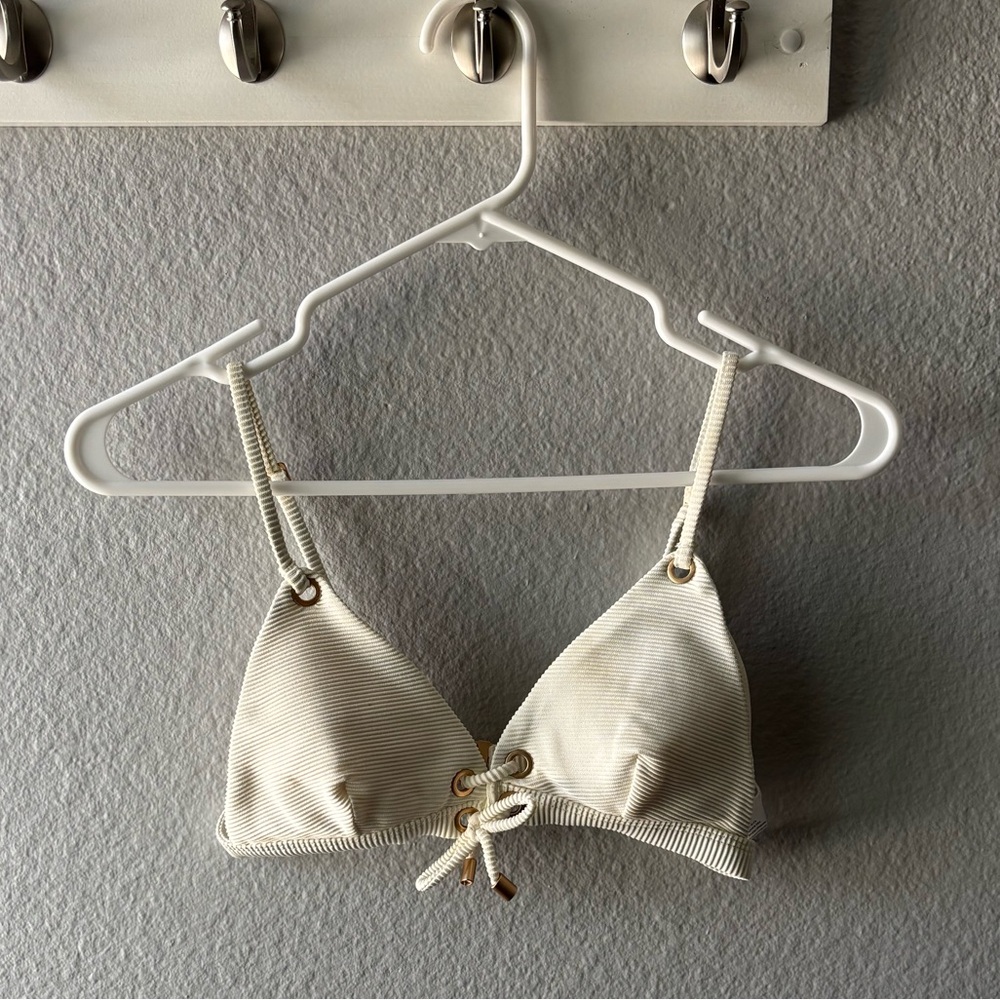 SunnyCo White Bikini top